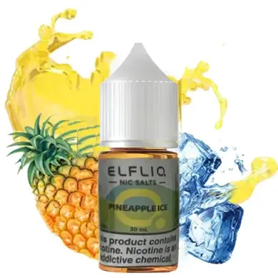 Elfliq Pineapple Ice 30мл — Рідина для pod систем (сольовий нікотин)