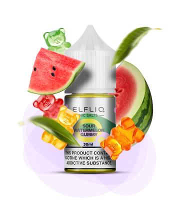 Elfliq Sour Watermelon Gummy 30мл — Рідина для pod систем (сольовий нікотин)