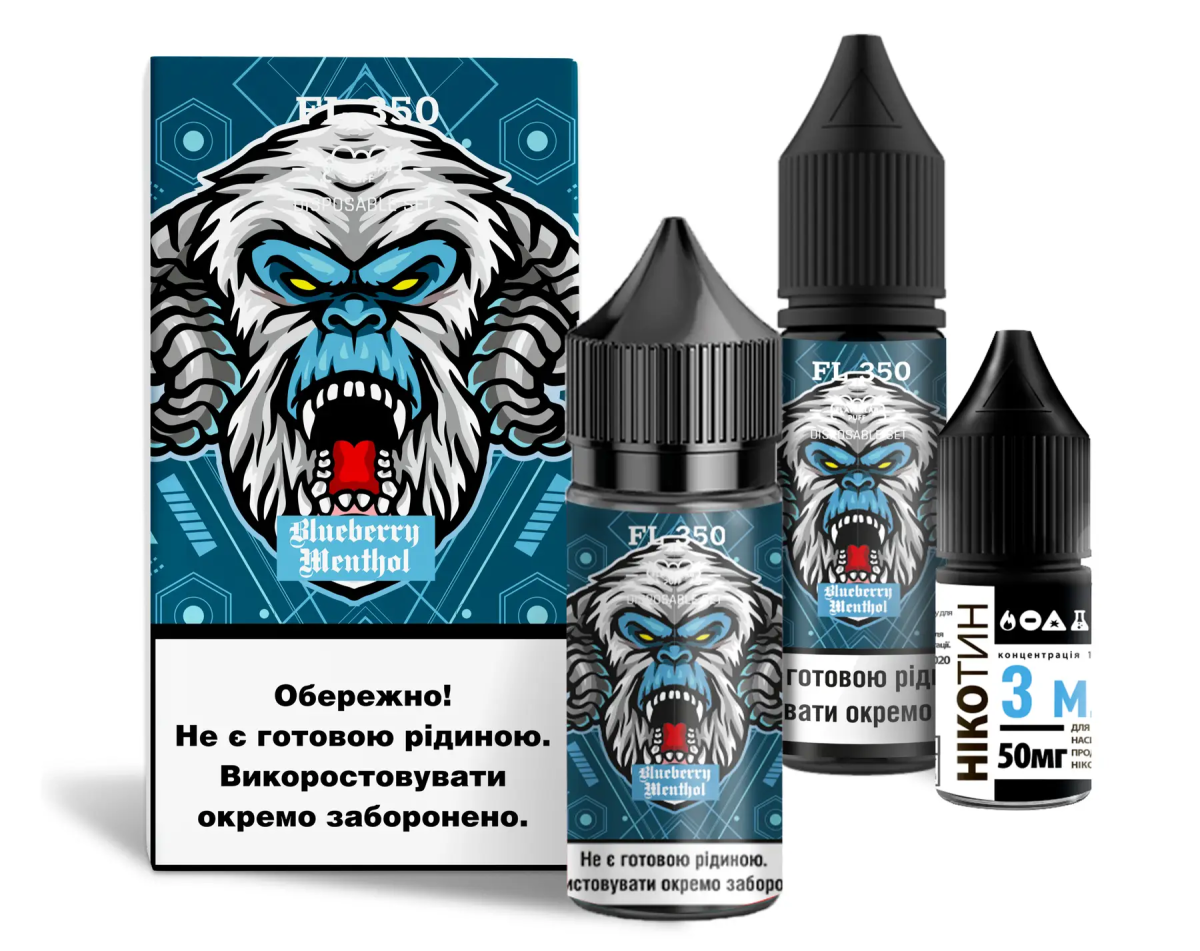 Flavorlab FL350 Blueberry 30мл — Набор для самозамеса (солевой никотин)
