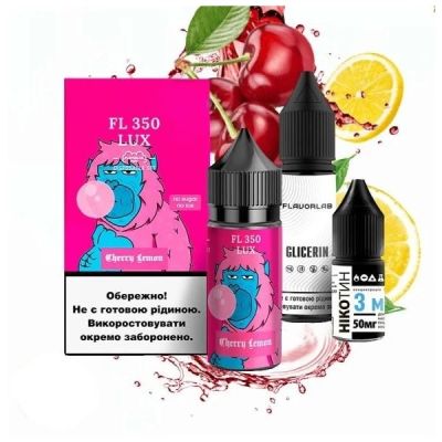 Flavorlab FL350 Cherry Lemon 30мл — Набір для самозамісу (сольовий нікотин)