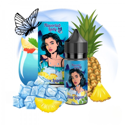 Flavorlab FL350 Lady Blue Lagoon 30мл — Набір для самозамісу (сольовий нікотин)