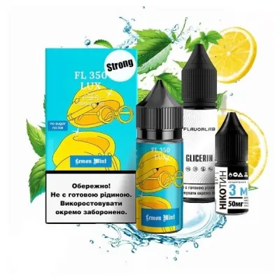 Flavorlab FL350 Lemon Mint 30мл — Набор для самозамеса (солевой никотин)