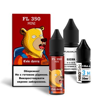 Flavorlab FL350 Mini Cola Cherry 15мл — Набір для самозамісу (сольовий нікотин)