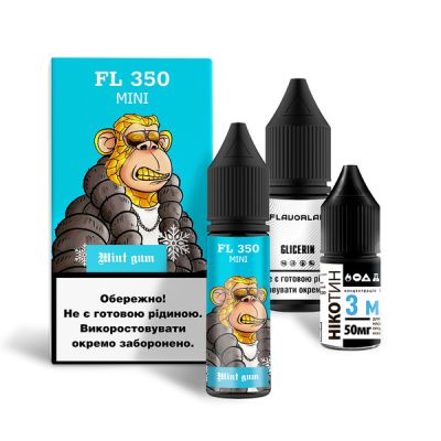 Flavorlab FL350 Mini Mint Gum 15мл — Набір для самозамісу (сольовий нікотин)