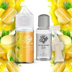 Fluffy Puff Lemon Macaron 30мл — Набір для самозамісу (сольовий нікотин)