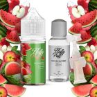 Fluffy Puff Watermelon Apple 30мл — Набор для самозамеса (солевой никотин)