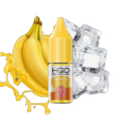 HQD LIQ Banana Ice 10мл — Жидкость для pod систем (солевой никотин)