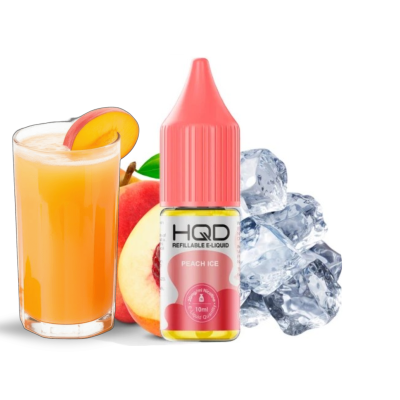 HQD LIQ Peach Ice 10мл — Жидкость для pod систем (солевой никотин)