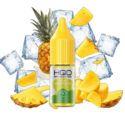 HQD LIQ Sour Pineapple Ice 10мл — Жидкость для pod систем (солевой никотин)