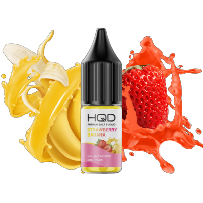 HQD LIQ Strawberry Banana 10мл — Жидкость для pod систем (солевой никотин)
