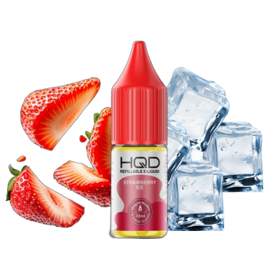 HQD LIQ Strawberry Ice 10мл — Жидкость для pod систем (солевой никотин)