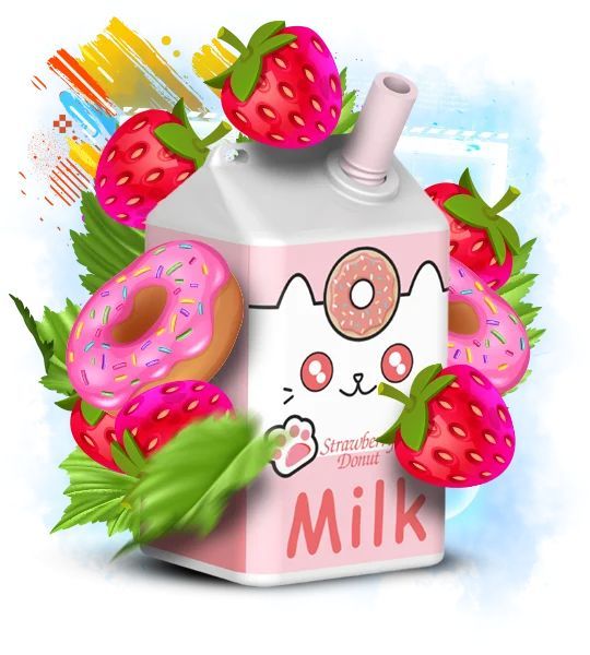 Lavie Milk 7000 Strawberry Donut — Одноразовая POD-система