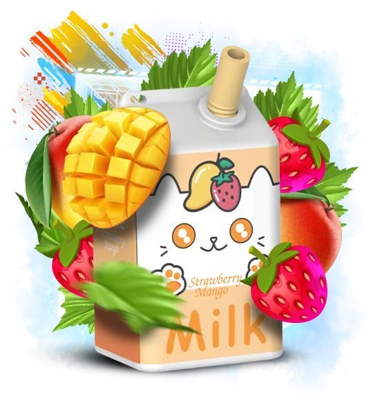 Lavie Milk 7000 Strawberry Mango — Одноразова POD-система