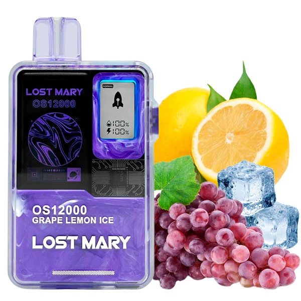 Lost Mary 12000 Grape Lemon Ice — Одноразовая POD-система