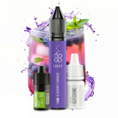 Lucky Blueberry Lemonade 30мл — Набор для самозамеса (солевой никотин)