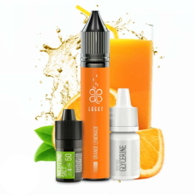 Lucky Orange Lemonade 30мл — Набор для самозамеса (солевой никотин)