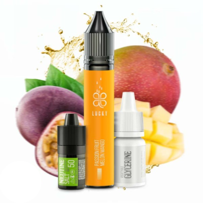 Lucky Passion Fruit Melon Mango 30мл — Набор для самозамеса (солевой никотин)