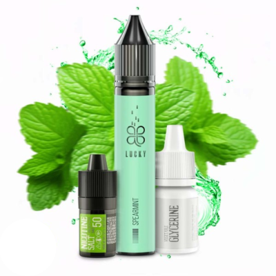 Lucky Spearmint 30мл — Набор для самозамеса (солевой никотин)