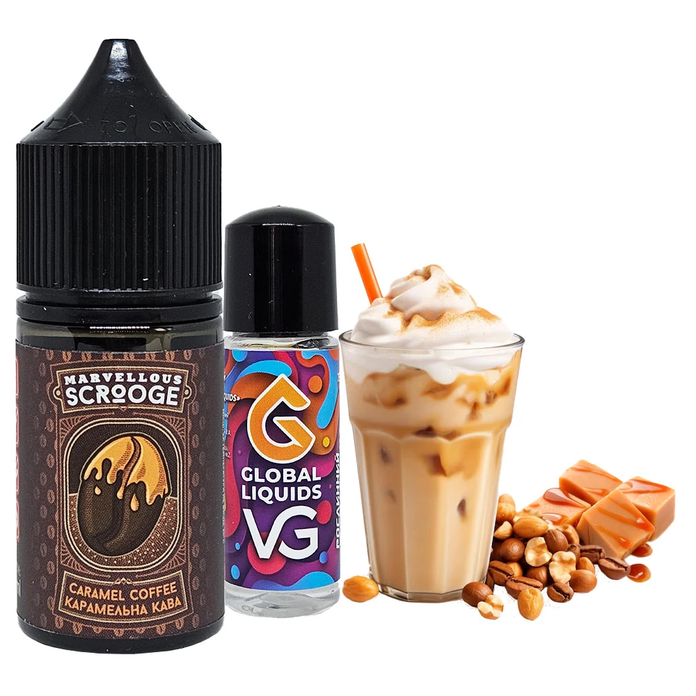 Marvellous Scroodge Caramel Coffee 30мл (Карамельный Кофе) | Набор для самозaмеса