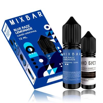 Mix Bar Blue Razz Lemonade 15мл — Набор для самозамеса (солевой никотин)