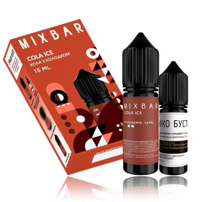 Mix Bar Cola Ice 15мл — Набор для самозамеса (солевой никотин)