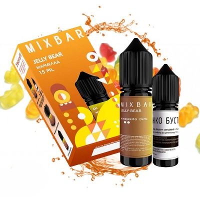 Mix Bar Jelly Bear 30мл — Набір для самозамісу (сольовий нікотин)