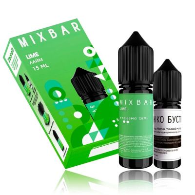 Mix Bar Lime 15мл — Набор для самозамеса (солевой никотин)