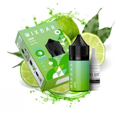 Mix Bar Lime 30мл — Набор для самозамеса (солевой никотин)