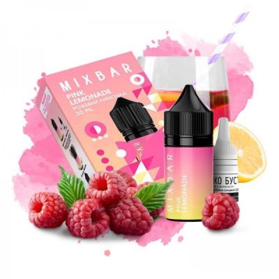 Mix Bar Pink Lemonade 30мл — Набір для самозамісу (сольовий нікотин)