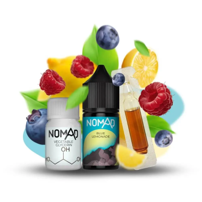 Nomad Blue Lemonade 30мл — Набір для самозамісу (сольовий нікотин)