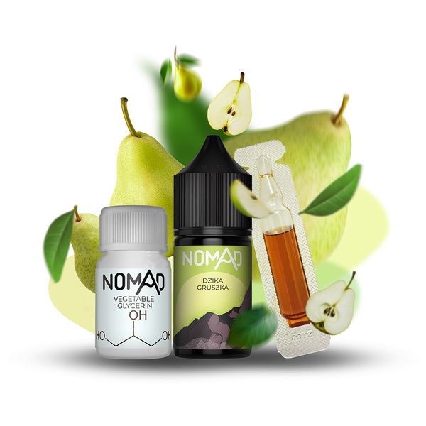 Nomad Dzika Gruszka 30мл — Набор для самозамеса (солевой никотин)
