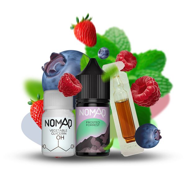 Nomad Frosted Forest — Набор для самозамеса (солевой никотин)