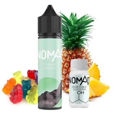 Nomad Gummy Grizzly 60мл — Набор для самозамеса (органический никотин)