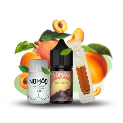 Nomad Peach trees 30 мл — Набір для самозамісу (сольовий нікотин)