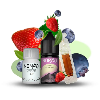 Nomad Silent berry tea 30мл — Набір для самозамісу (сольовий нікотин)