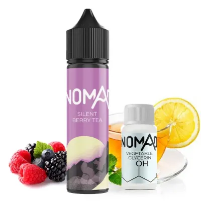 Nomad Silent Berry Tea 60мл — Набор для самозамеса (органический никотин)