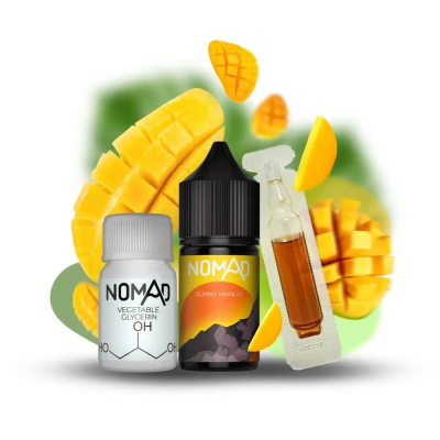 Nomad Sunny mango — Набор для самозамеса (солевой никотин)