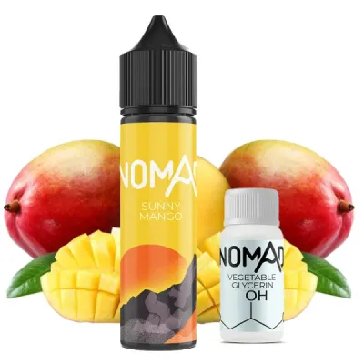 Nomad Sunny Mango 60мл — Набор для самозамеса (органический никотин)