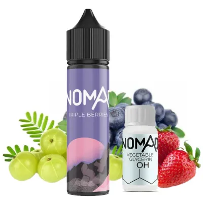Nomad Tripple Berries 60мл — Набор для самозамеса (органический никотин)