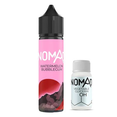 Nomad Watermelon Bubblegum 60мл — Набор для самозамеса (органический никотин)