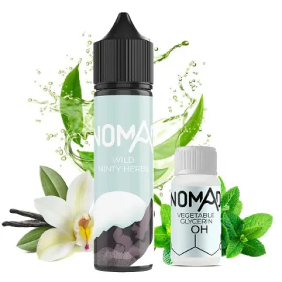 Nomad Wild Minty Herbs 60мл — Набор для самозамеса (органический никотин)