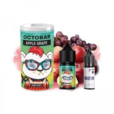 Octobar Apple Grape 30мл — Набор для самозамеса (солевой никотин)