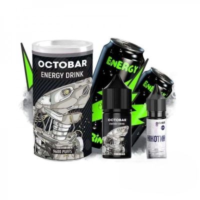Octobar Energy Drink 30мл — Набір для самозамісу (сольовий нікотин)