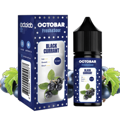 Octobar Fresh Sour Black Currant 30мл — Набор для самозамеса (солевой никотин)