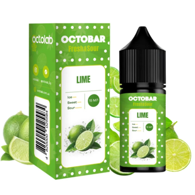Octobar Fresh Sour Lime 30мл — Набор для самозамеса (солевой никотин)