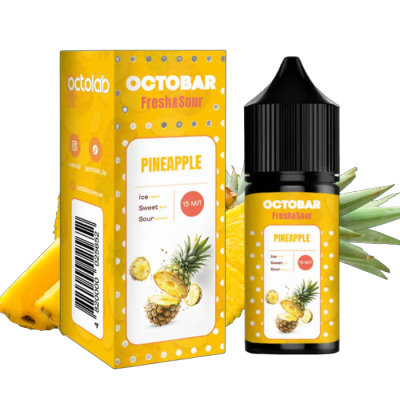 Octobar Fresh Sour Pineapple 30мл — Набор для самозамеса (солевой никотин)