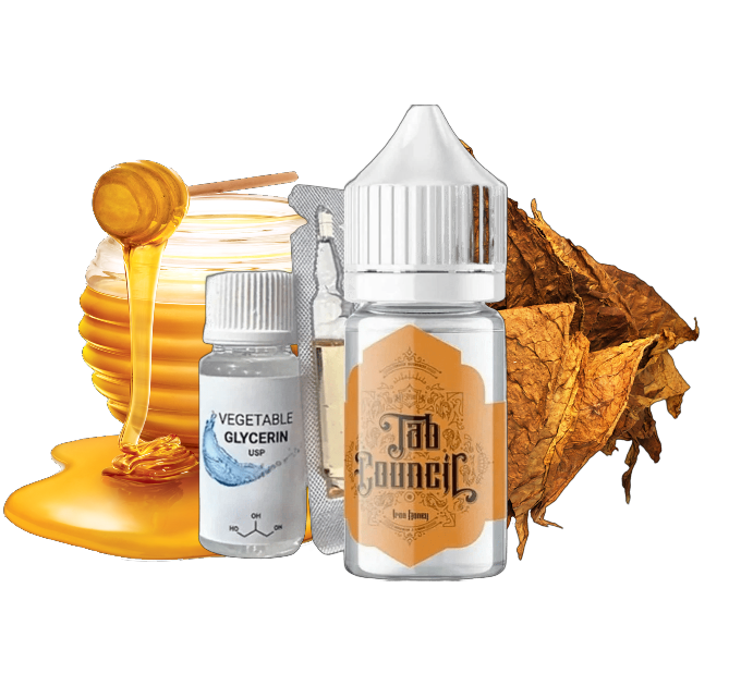 Tab Council Iron Honey 30мл — Набор для самозамеса (солевой никотин)
