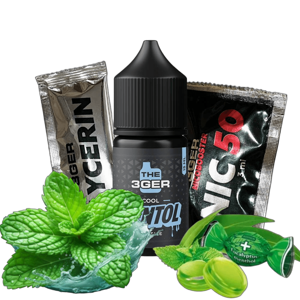 The 3ger Cool Menthol 30мл — Набор для самозамеса (солевой никотин)