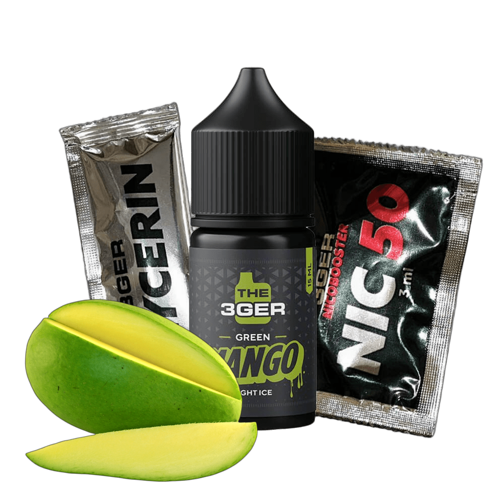 The 3ger Green Mango 30мл — Набір для самозамісу (сольовий нікотин)
