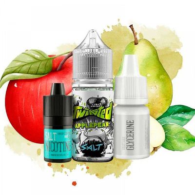 Twisted Applepear 30мл — Набор для самозамеса (солевой никотин)